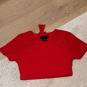 House Of Harlow Vibrant Red Body Suit